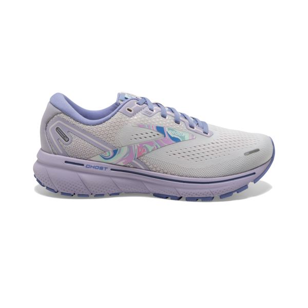 Brooks Ghost 14 Women\'s Road Running Shoes White Purple Pink | ZA-BFS709562