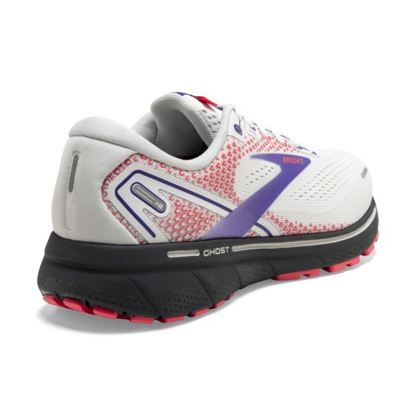 Brooks Ghost 14 Women's Road Running Shoes White Purple Coral | ZA-DTI271359