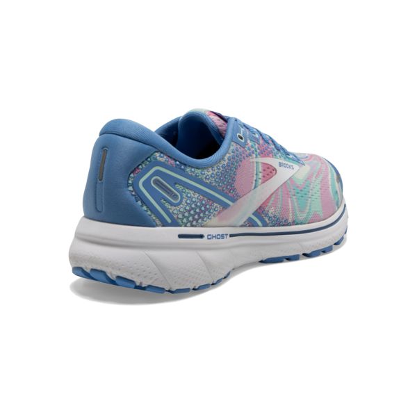 Brooks Ghost 14 Women's Road Running Shoes Blue Pink White | ZA-ETI279063