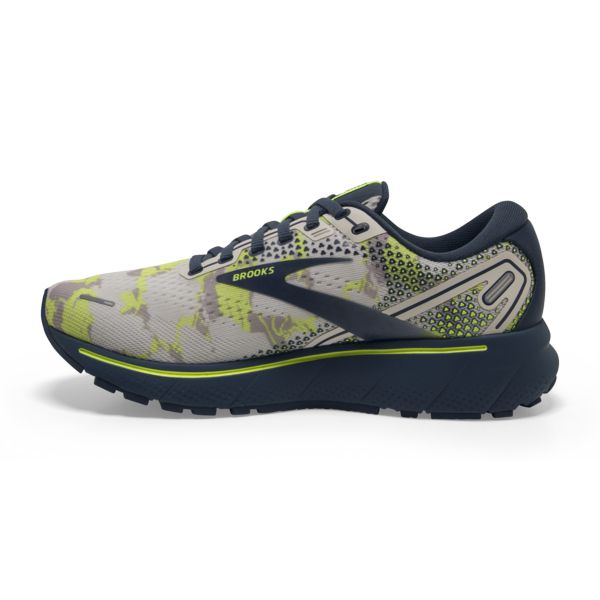 Brooks Ghost 14 Women's Road Running Shoes Grey Navy Yellow | ZA-FSL157409