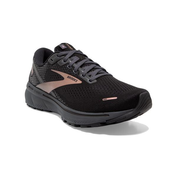 Brooks Ghost 14 Women's Road Running Shoes Black Gold | ZA-HIO051869