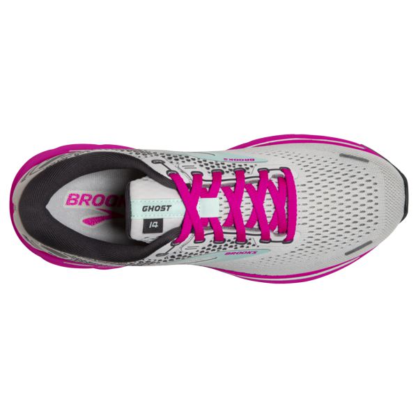 Brooks Ghost 14 Women's Road Running Shoes Grey Pink Blue | ZA-PYX761259