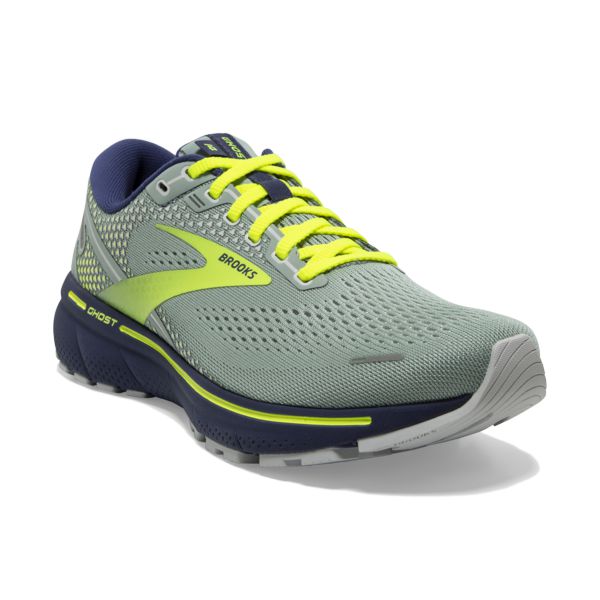 Brooks Ghost 14 Women's Road Running Shoes Blue Green Yellow | ZA-XRG276541