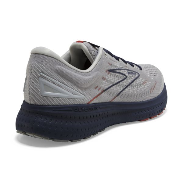 Brooks Glycerin 19 Men's Road Running Shoes Grey Navy Brown | ZA-MYQ872105