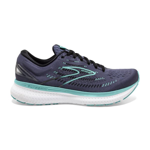 Brooks Glycerin 19 Women\'s Road Running Shoes Black Blue Green | ZA-CFV325647