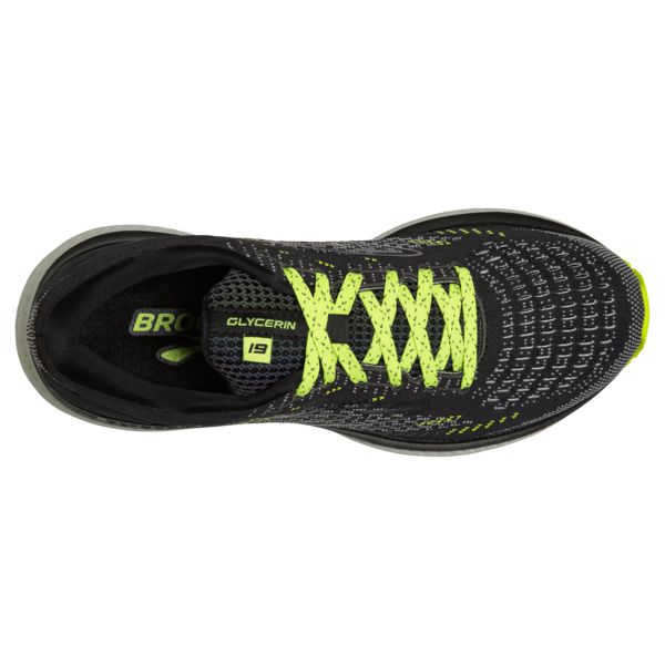 Brooks Glycerin 19 Women's Road Running Shoes Black Yellow Grey | ZA-DER038971