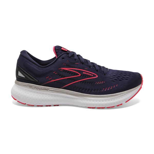 Brooks Glycerin 19 Women\'s Road Running Shoes Navy Pink White | ZA-ESD691370