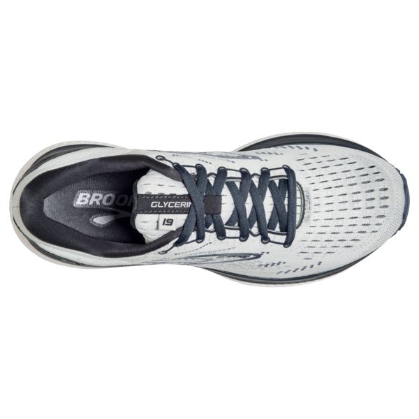 Brooks Glycerin 19 Women's Road Running Shoes Grey White | ZA-GOD527349