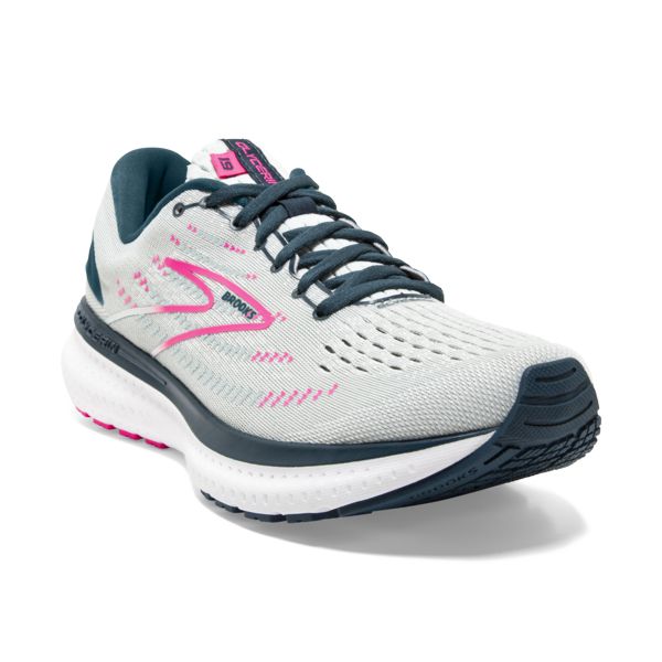 Brooks Glycerin 19 Women's Road Running Shoes Grey Navy Pink | ZA-QMX916472