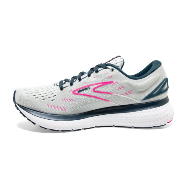 Brooks Glycerin 19 Women's Road Running Shoes Grey Navy Pink | ZA-QMX916472