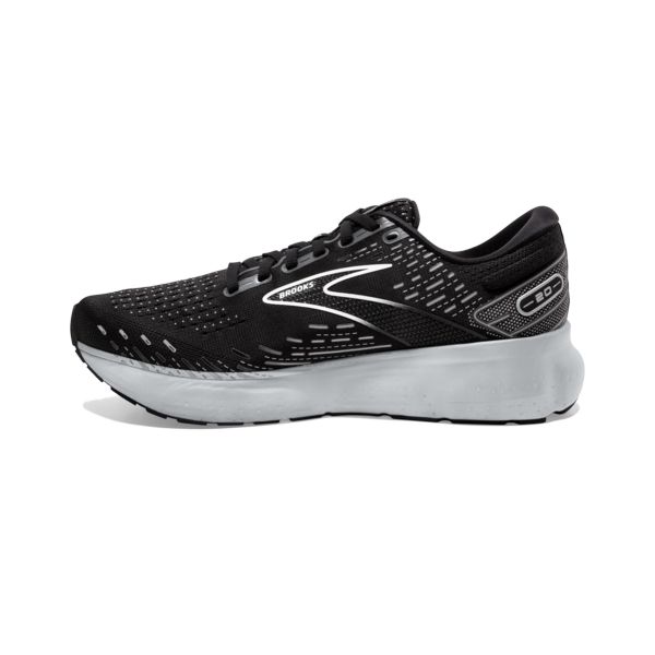 Brooks Glycerin 20 Men's Road Running Shoes Black White Grey | ZA-BFU741305