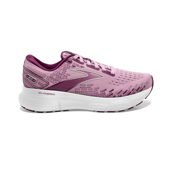 Brooks Glycerin 20 Women\'s Road Running Shoes Pink White | ZA-JQT756302