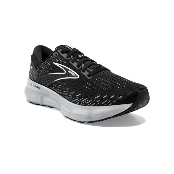 Brooks Glycerin 20 Women's Road Running Shoes Black White Grey | ZA-SPG246189