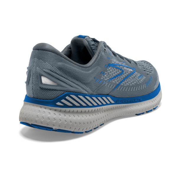 Brooks Glycerin GTS 19 Men's Road Running Shoes Grey Blue White | ZA-HTU768105