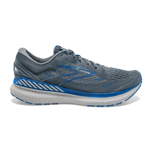 Brooks Glycerin GTS 19 Men\'s Road Running Shoes Grey Blue White | ZA-HTU768105