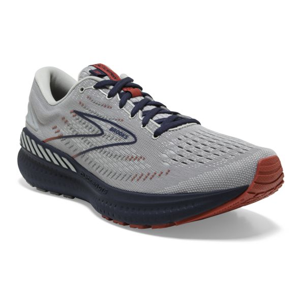 Brooks Glycerin GTS 19 Men's Road Running Shoes Grey Navy Brown | ZA-WYN472869