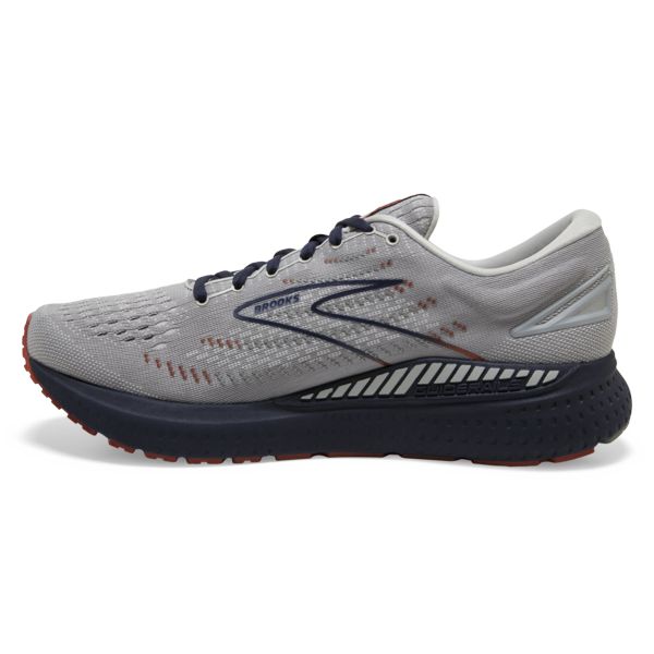 Brooks Glycerin GTS 19 Men's Road Running Shoes Grey Navy Brown | ZA-WYN472869