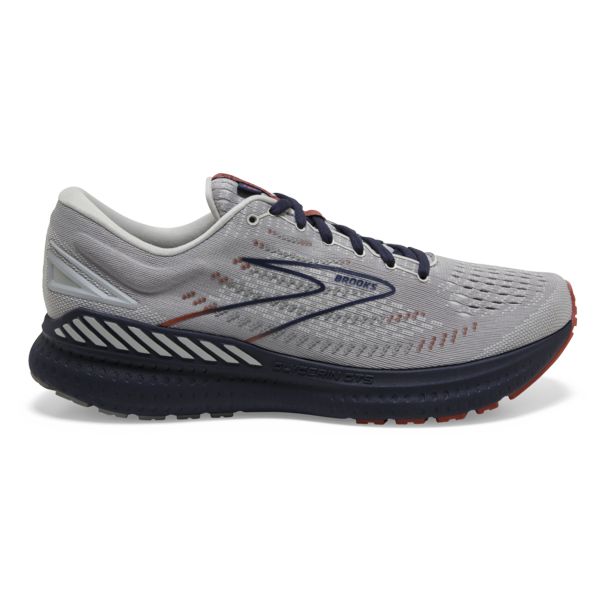 Brooks Glycerin GTS 19 Men\'s Road Running Shoes Grey Navy Brown | ZA-WYN472869