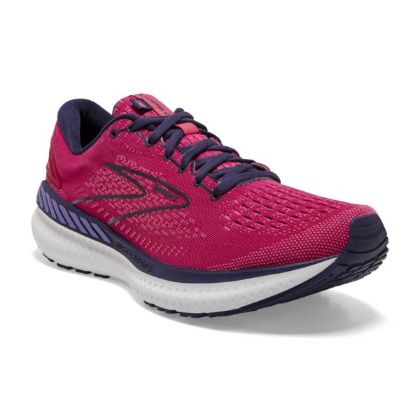 Brooks Glycerin GTS 19 Women's Road Running Shoes Red Purple White | ZA-GQB901625