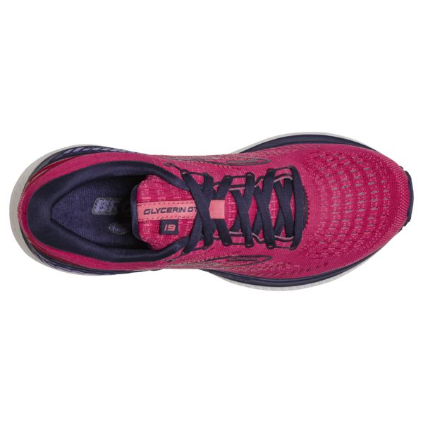 Brooks Glycerin GTS 19 Women's Road Running Shoes Red Purple White | ZA-GQB901625