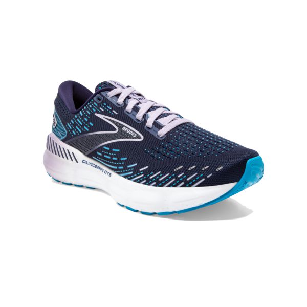 Brooks Glycerin GTS 20 Women's Road Running Shoes Navy Blue White | ZA-EPQ703184