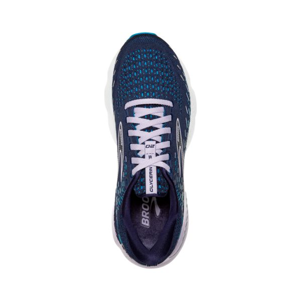 Brooks Glycerin GTS 20 Women's Road Running Shoes Navy Blue White | ZA-EPQ703184