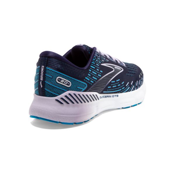 Brooks Glycerin GTS 20 Women's Road Running Shoes Navy Blue White | ZA-EPQ703184