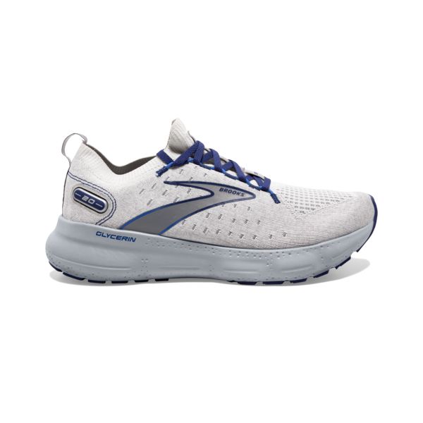 Brooks Glycerin StealthFit 20 Men\'s Road Running Shoes Grey Blue | ZA-RTY124389