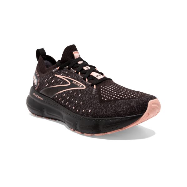 Brooks Glycerin StealthFit 20 Women's Road Running Shoes Black Coral | ZA-MLS905347