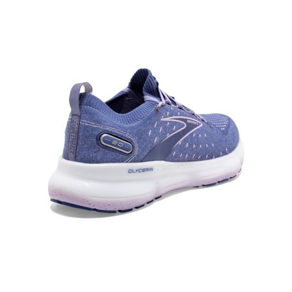 Brooks Glycerin StealthFit 20 Women's Road Running Shoes Blue White | ZA-MWA825764