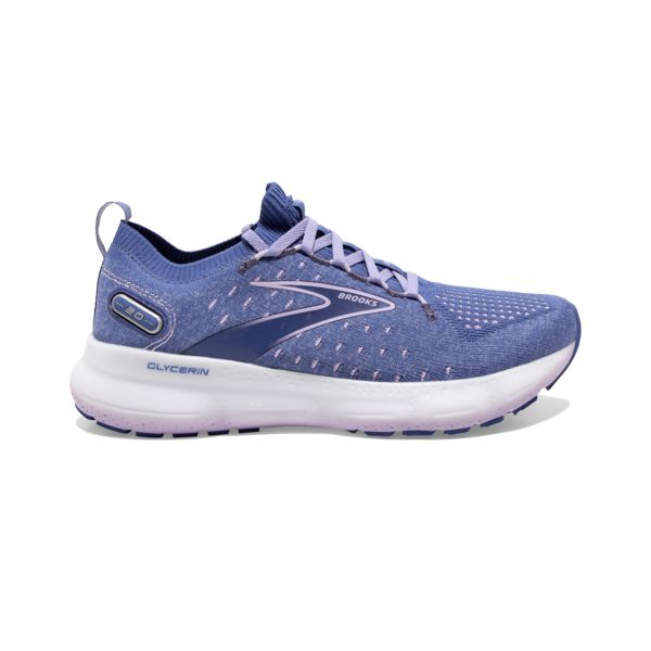 Brooks Glycerin StealthFit 20 Women\'s Road Running Shoes Blue White | ZA-MWA825764