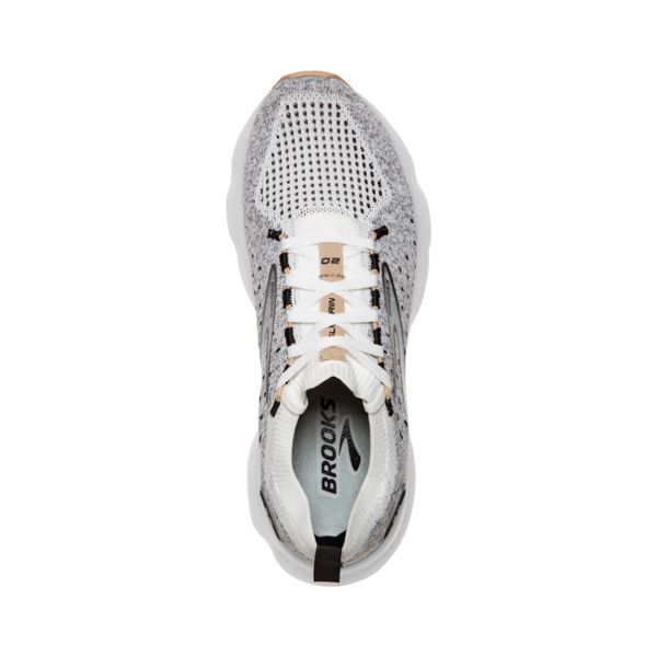 Brooks Glycerin StealthFit 20 Women's Road Running Shoes White Black Grey | ZA-MXN485071