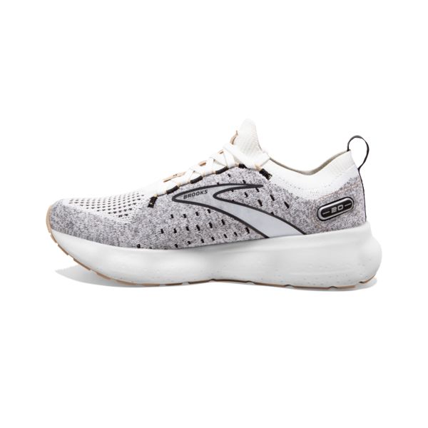 Brooks Glycerin StealthFit 20 Women's Road Running Shoes White Black Grey | ZA-MXN485071