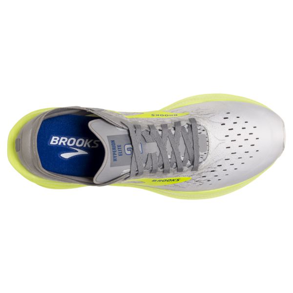 Brooks Hyperion Elite 2 Men's Road Running Shoes White Silver Yellow | ZA-ONP756490