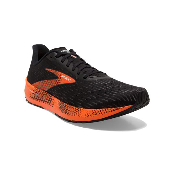 Brooks Hyperion Tempo Men's Road Running Shoes Black Orange | ZA-HXM564821