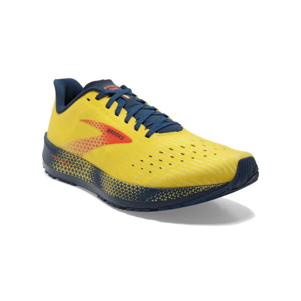 Brooks Hyperion Tempo Men's Road Running Shoes Yellow Blue Red | ZA-JUY716204