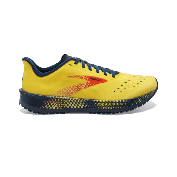 Brooks Hyperion Tempo Men\'s Road Running Shoes Yellow Blue Red | ZA-JUY716204