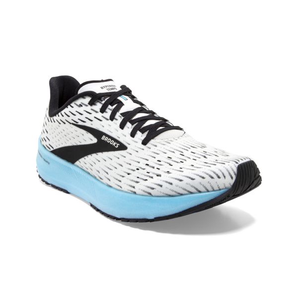 Brooks Hyperion Tempo Men's Road Running Shoes White Black Blue | ZA-TLD963105