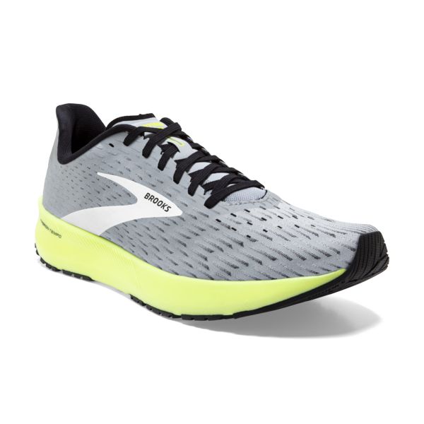 Brooks Hyperion Tempo Men's Road Running Shoes Grey Black Yellow | ZA-ZTD421378