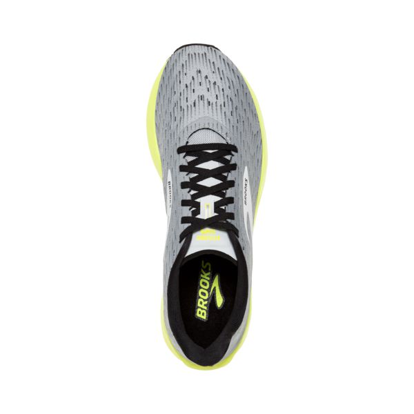 Brooks Hyperion Tempo Men's Road Running Shoes Grey Black Yellow | ZA-ZTD421378