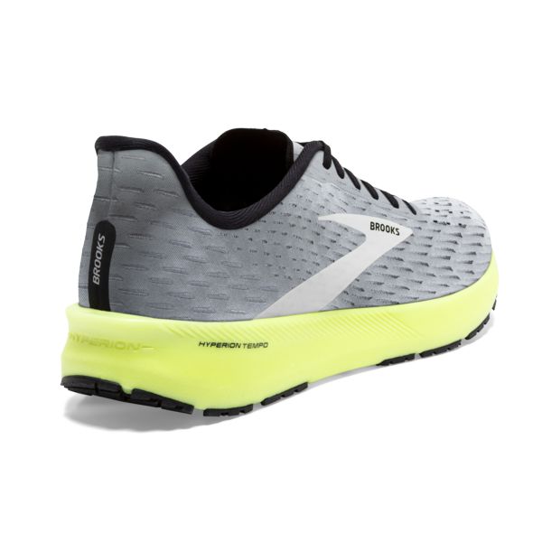 Brooks Hyperion Tempo Men's Road Running Shoes Grey Black Yellow | ZA-ZTD421378