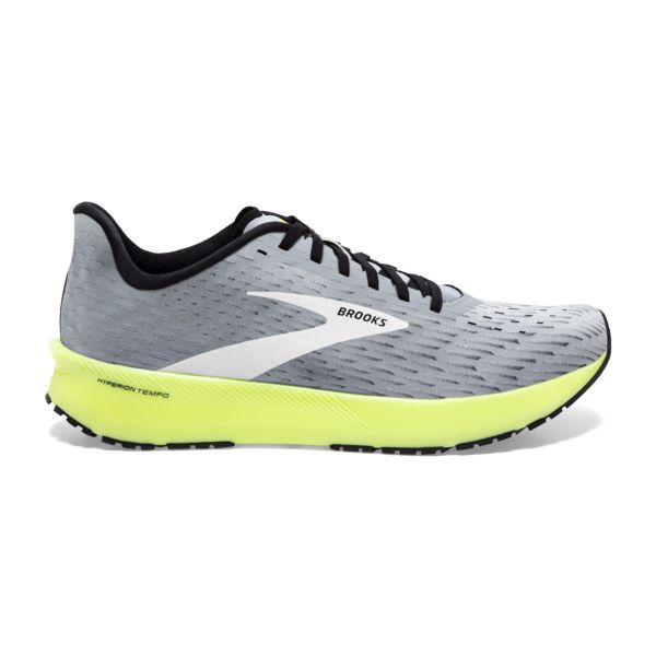 Brooks Hyperion Tempo Men\'s Road Running Shoes Grey Black Yellow | ZA-ZTD421378