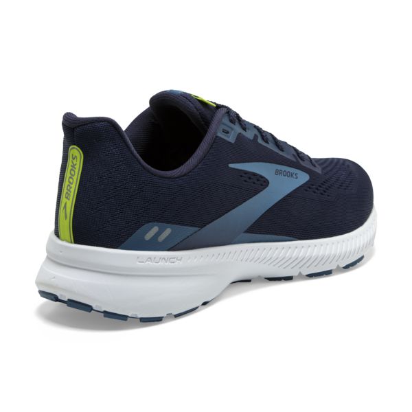 Brooks Launch 8 Men's Road Running Shoes Navy Blue White | ZA-LSD286450