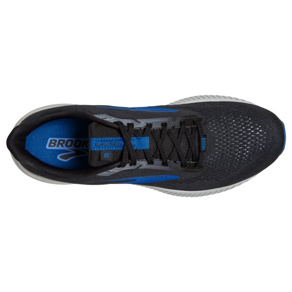 Brooks Launch 8 Men's Road Running Shoes Black Grey Blue | ZA-PSG140329