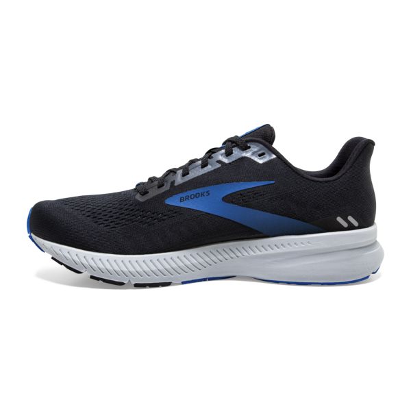 Brooks Launch 8 Men's Road Running Shoes Black Grey Blue | ZA-PSG140329