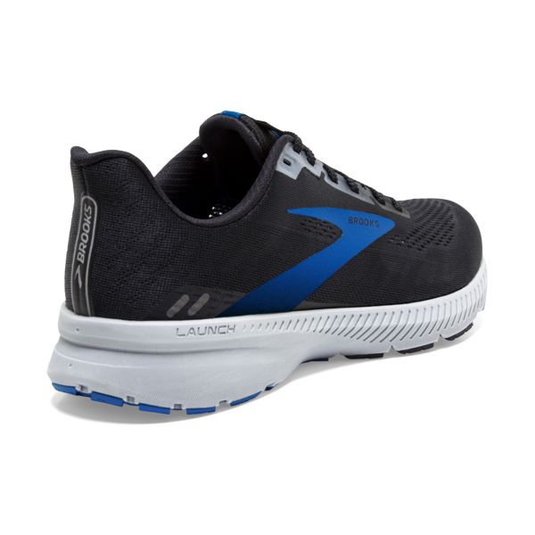 Brooks Launch 8 Men's Road Running Shoes Black Grey Blue | ZA-PSG140329