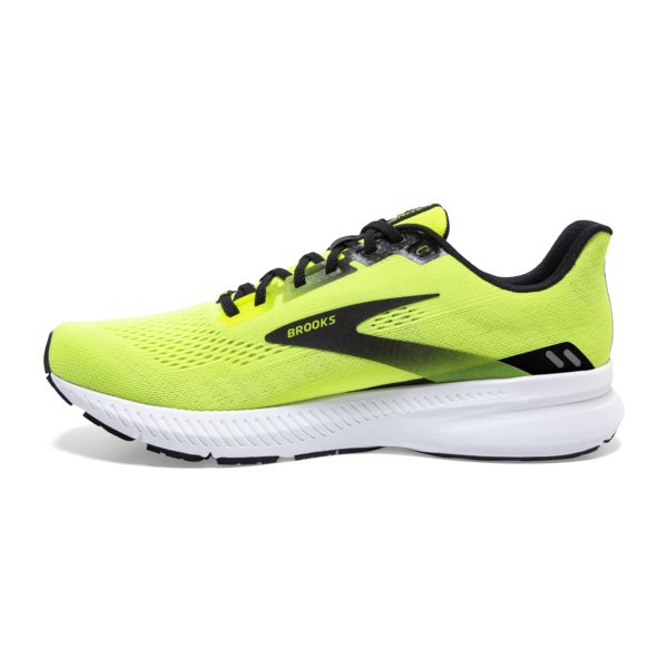 Brooks Launch 8 Men's Road Running Shoes Yellow Black White | ZA-YGQ640531