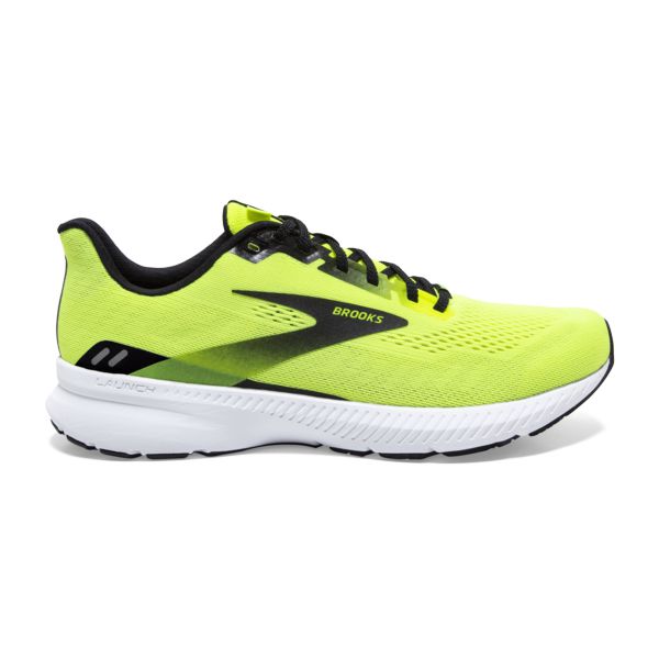 Brooks Launch 8 Men\'s Road Running Shoes Yellow Black White | ZA-YGQ640531