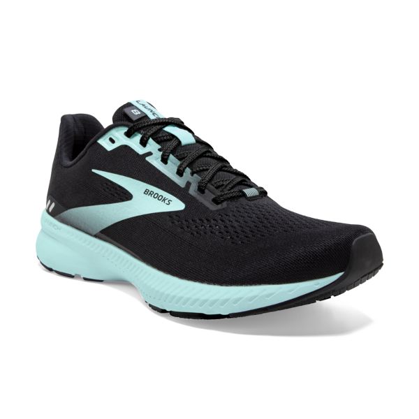 Brooks Launch 8 Women's Road Running Shoes Black Blue | ZA-DQM235649