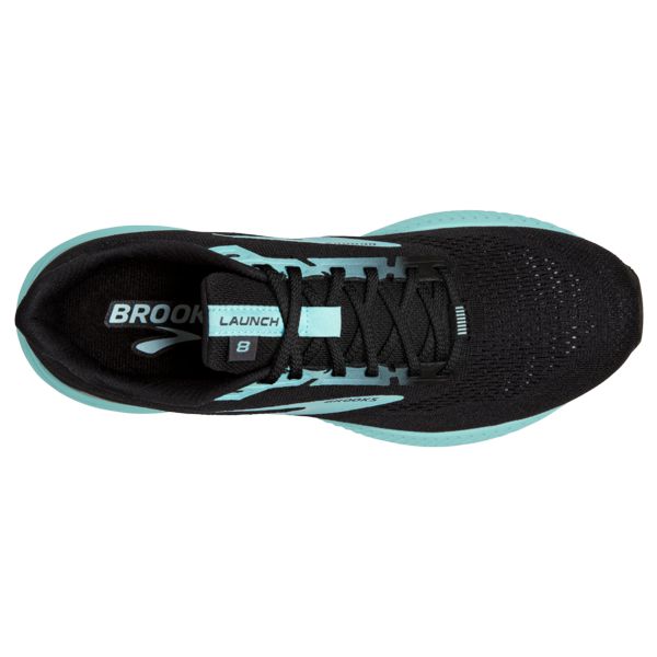 Brooks Launch 8 Women's Road Running Shoes Black Blue | ZA-DQM235649